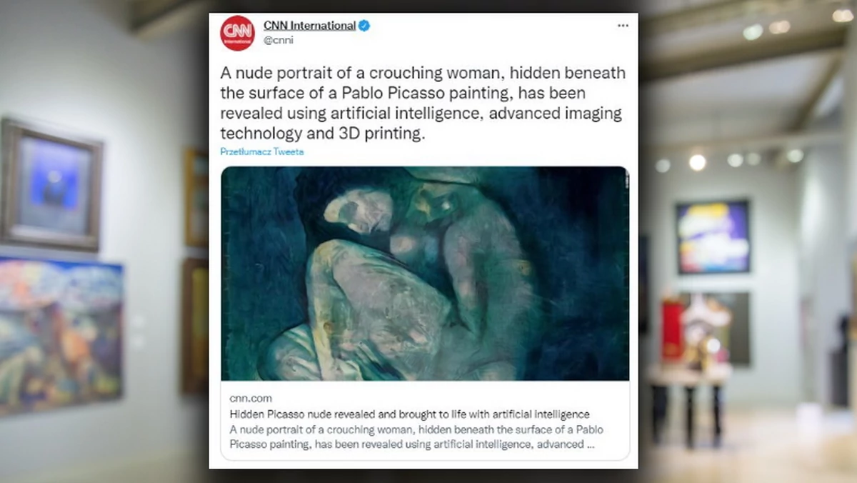 Nieznane dzieło Picassa odkryto pod jego innym obrazem