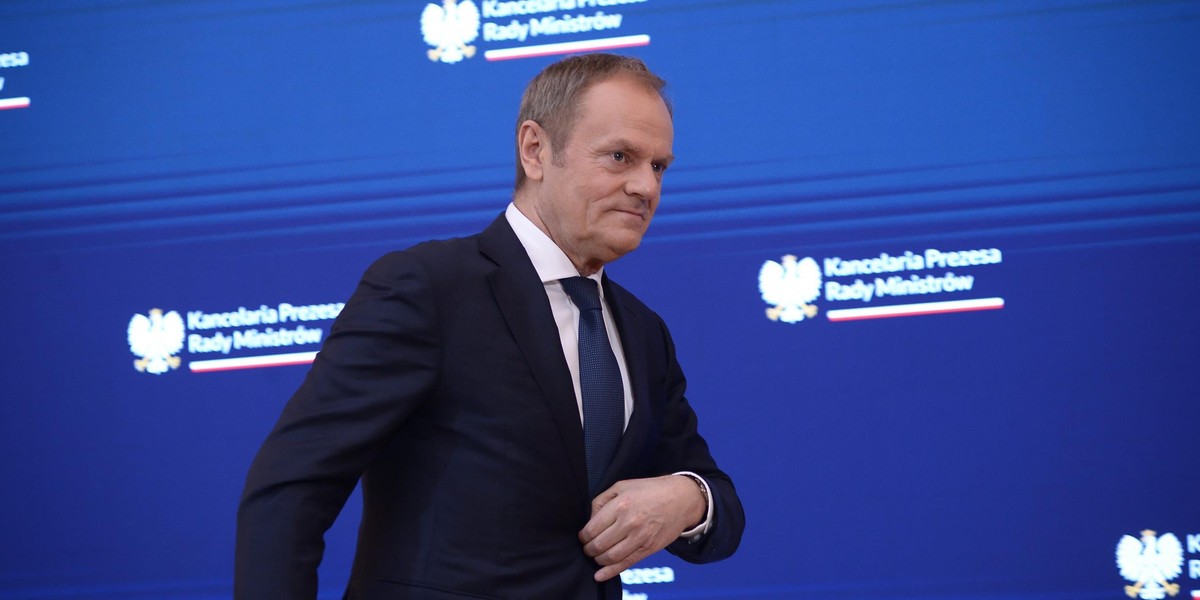 Premier Donald Tusk. 