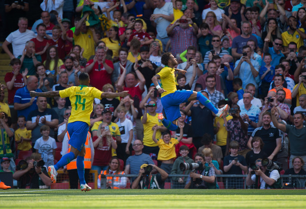 Neymar wrócił do gry po kontuzji w wielkim stylu. Brazylia - Chorwacja 2:0