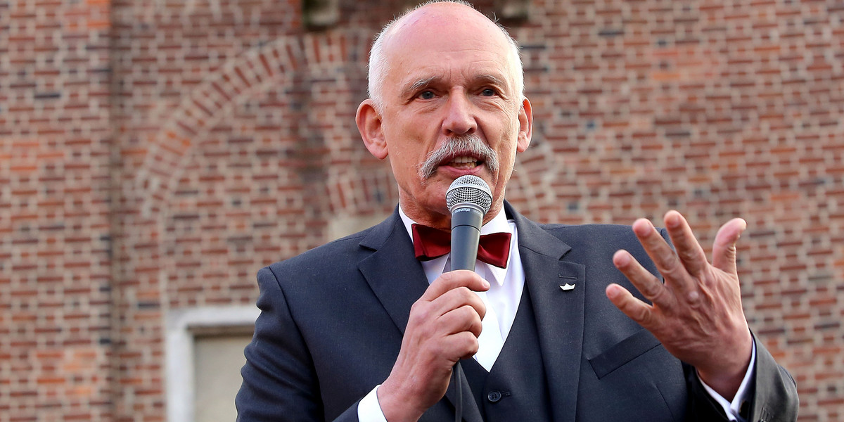 Janusz Korwin Mikke, lider partii KORWiN