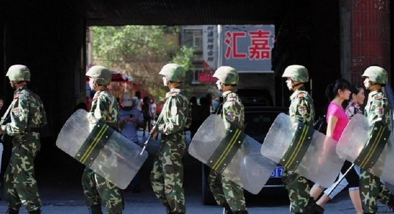 At least five Chinese police reported killed in Xinjiang knife attack