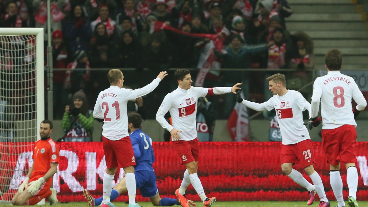 Reprezentacja Polski pokonała San Marino 5:0 (2:0) w meczu grupy H eliminacji piłkarskich mistrzostw świata Brazylia 2014. Dwie bramki zdobył Robert Lewandowski, który po 903 minutach w końcu odblokował się w polskiej kadrze.