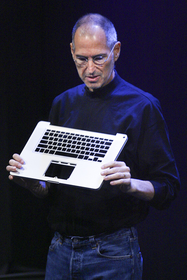 Steve Jobs, szef Apple podczas konferencji z 14 października 2008 roku. Fot. Bloomberg