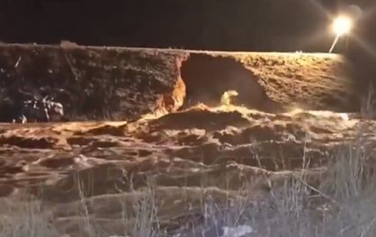 Uszkodzona tama w Orsku