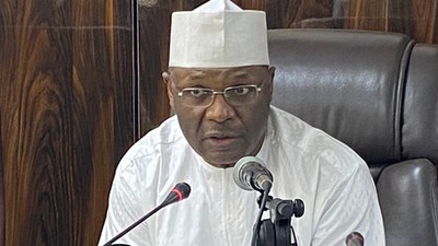 INEC Chairman, Prof. Mahmood Yakubu. [Twitter:INEC]