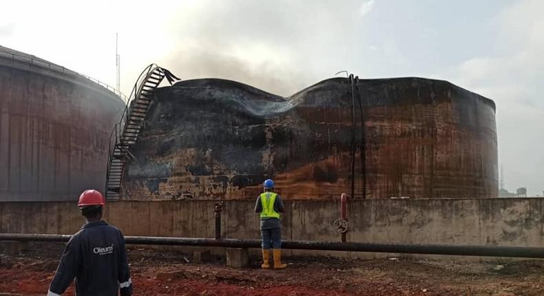 Fire at tank farm in Lagos extinguished after almost three days [LASEMA]