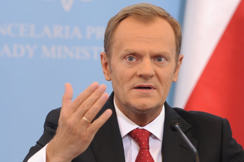 Tusk bierze Grasia