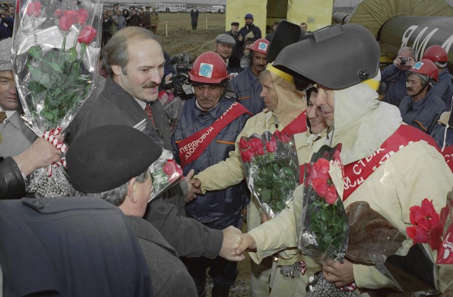 Łukaszenka w 1996 r. 