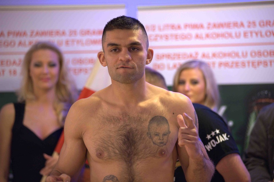 Ważenie przed galą Wojak Boxing Night