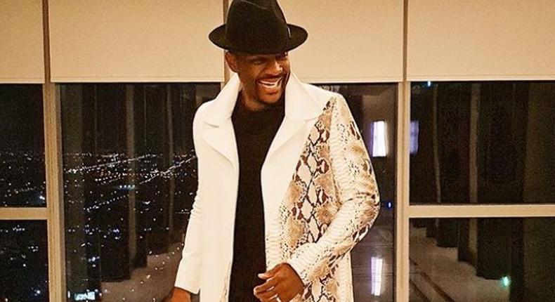 You have to see Ebuka flexing on the gram in a snake skin coat by Tokyo James