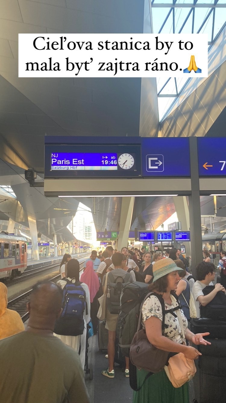 Na dovolenku do Paríža sa Koščová aj s rodinkou vybrala vlakom.