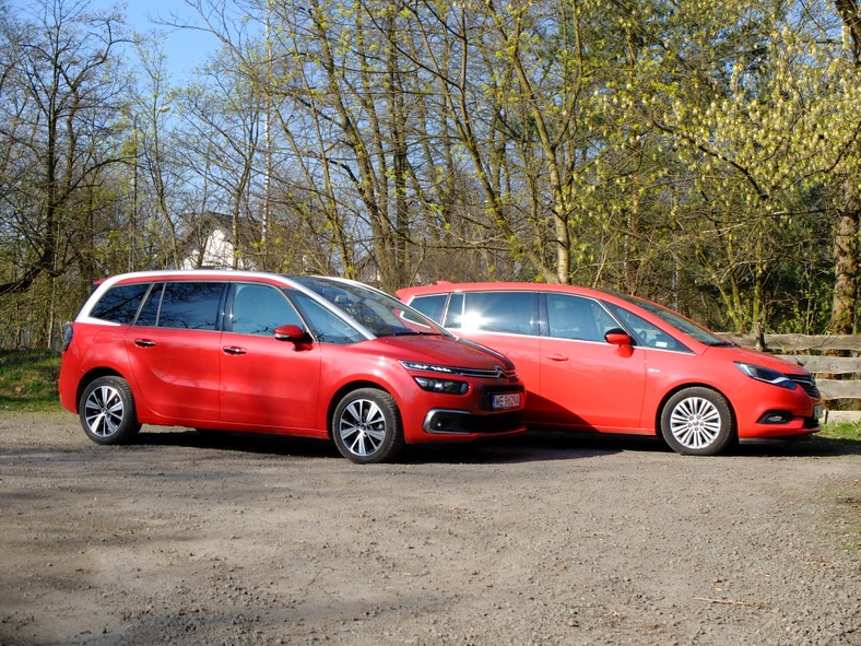 Opel Zafira i Citroen C4 Picasso