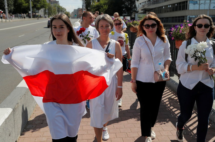 Wielkie manifestacje na Białorusi