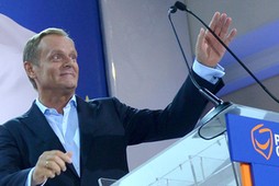 Donald Tusk wieczór wyborczy