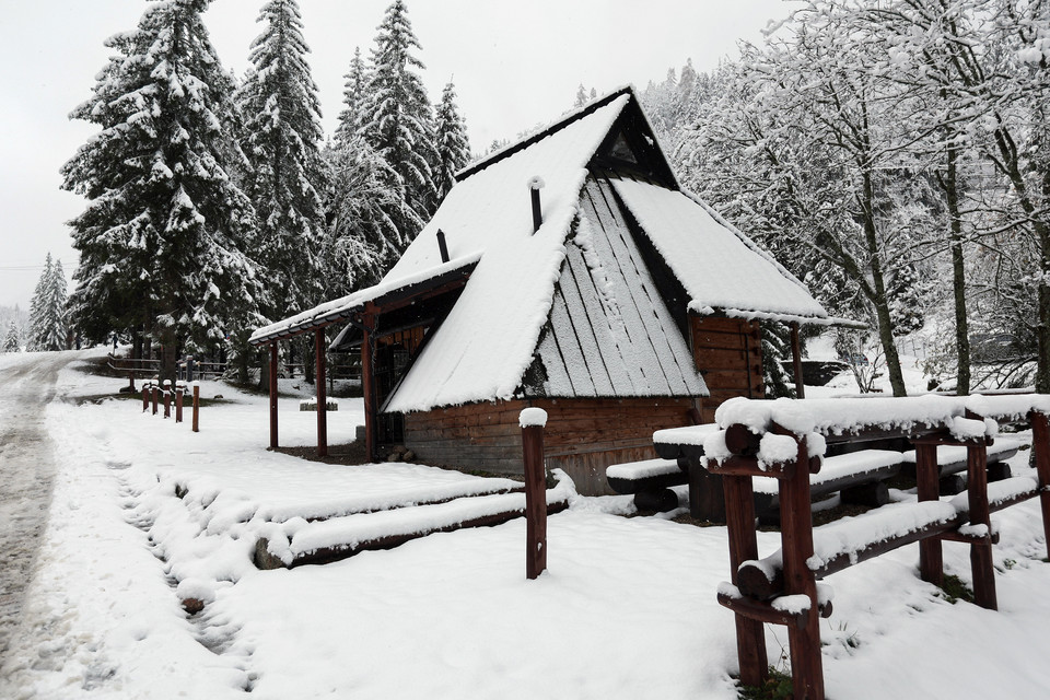 Zasypane Zakopane po wieczornych i nocnych intensywnych opadach