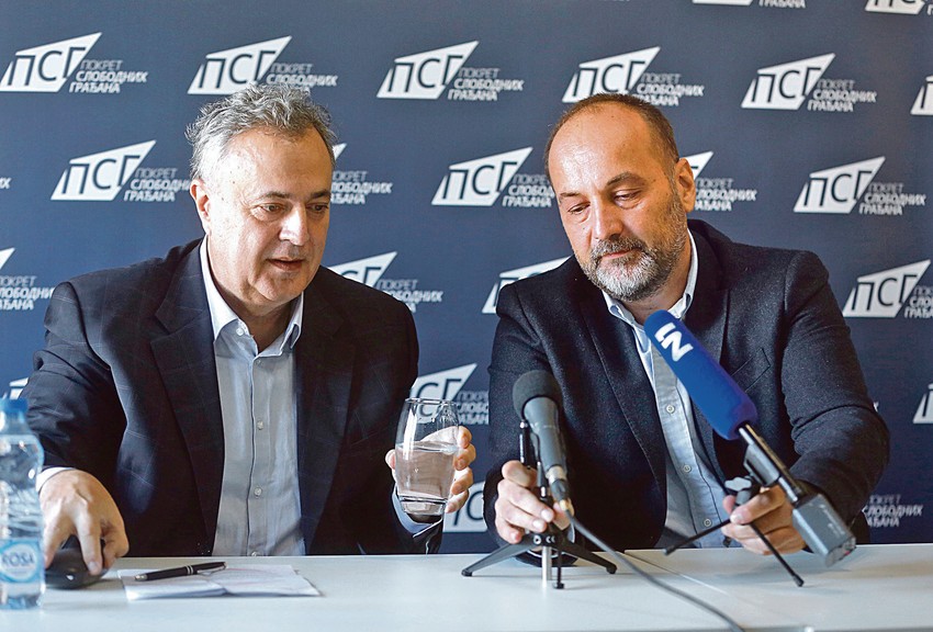 Srđan Škoro i Saša Janković