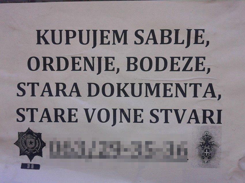 Oglas za kupovinu.