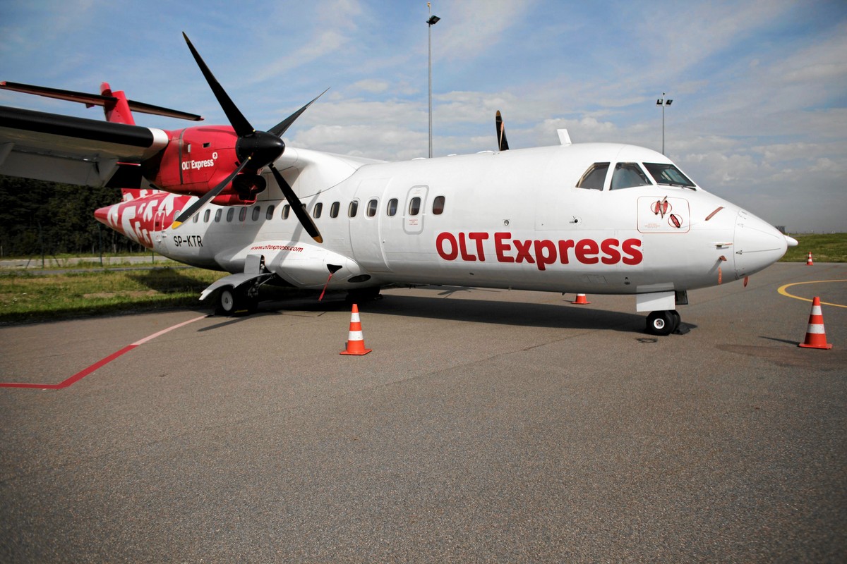 Zaaresztowany samolot OLT Express