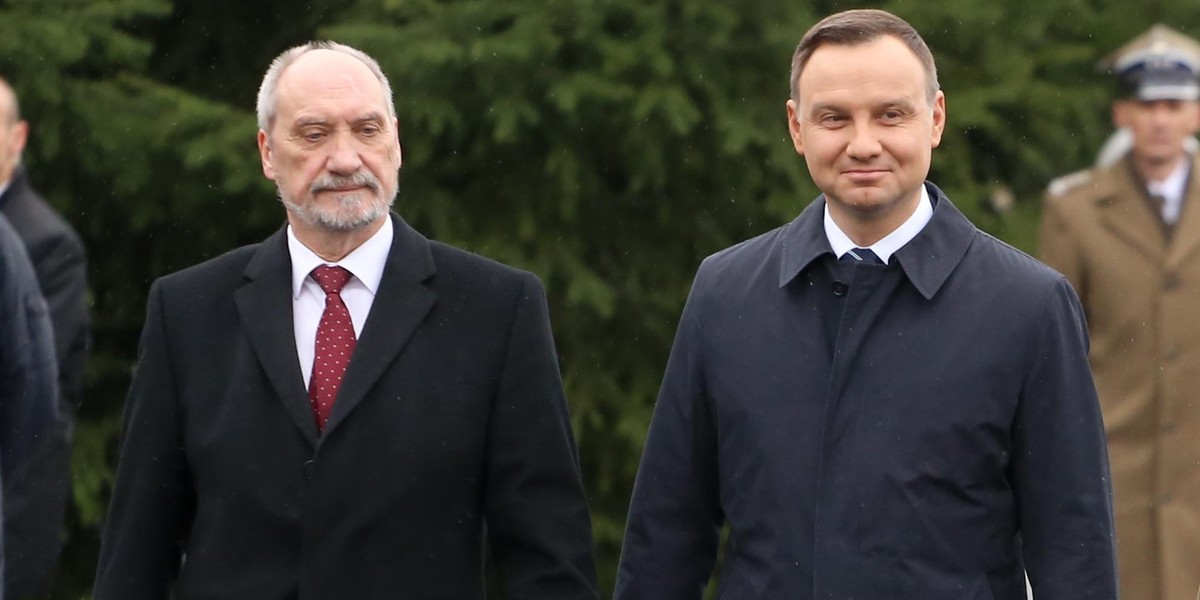 Antoni Macierewicz i Andrzej Duda