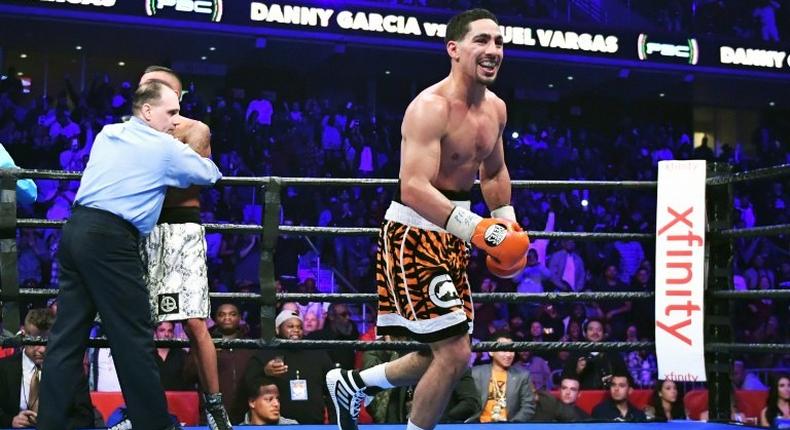 Danny Garcia, pictured in 2016, has a 33-0 record with 19 knockouts