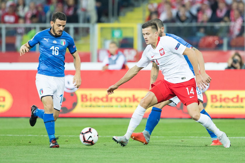 Polska - Wochy 0:1 w Lidze Narodów