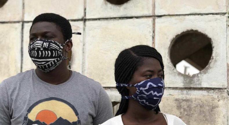 Face masks are being heavily depended on as Nigeria relaxes its lockdown orders. [Credit - BBC]