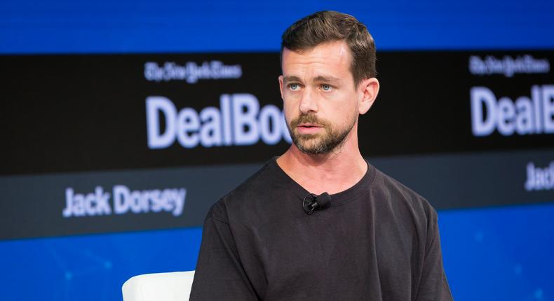 Jack Dorsey speaks during The New York Times 2017 DealBook Conference at Jazz at Lincoln Center on November 9, 2017 in New York City.