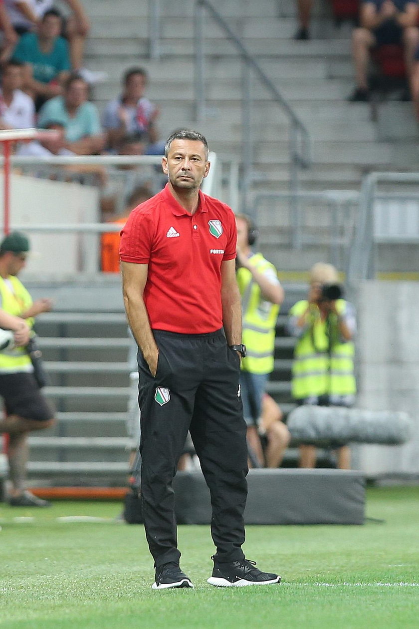 Pilka nozna. Liga Mistrzow. Spartak Trnava - Legia Warszawa. 31.07.2018