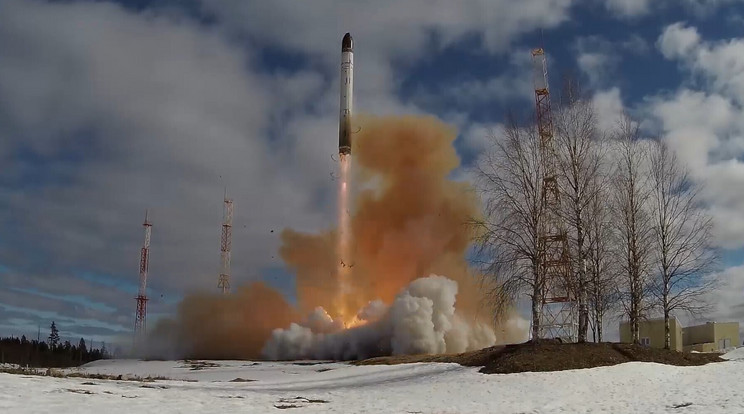 Tesztelték a Szarmat RS-28 rakétát, ami a világ egyik legpusztítóbb rakétája / Fotó: Northfoto