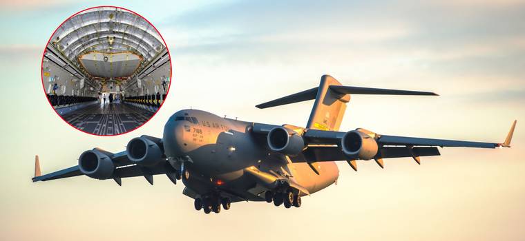 Ten samolot dostarczy sprzęt na wizytę prezydenta Bidena w Polsce. Oto Boeing C-17 Globemaster