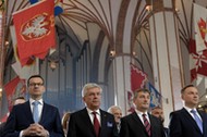 Andrzej Duda, Marek Kuchciński, Stanisław Karczewski, Mateusz Morawiecki