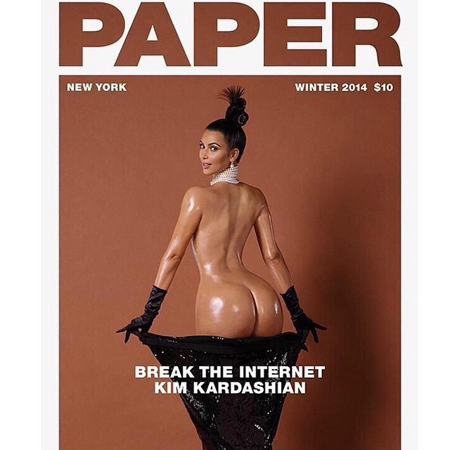 Kim Kardashian na okładce "Paper Magazine"