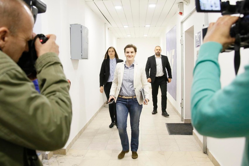 Sastav kabineta će saopštiti Ana Brnabić