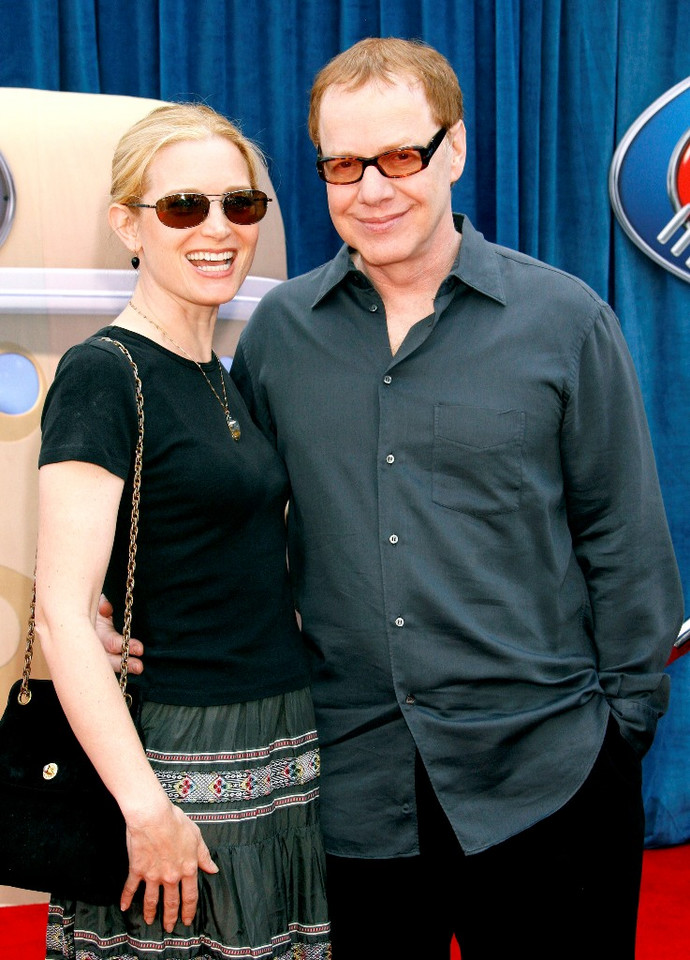 Bridget Fonda z mężem, Dannym Elfmanem