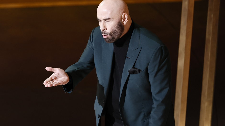 John Travolta na gali Oscarów 2023