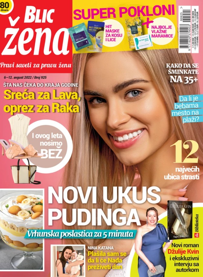 Ove nedelje UZ SVAKI PRIMERAK  „Blic žene“ POKLANJAMO „Dr Colić“ luksuzne maske za lice