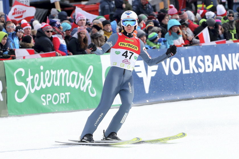 Kamil Stoch zajął czwarte miejsce na skoczni Kulm