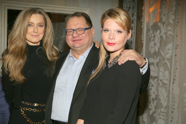 Ryszard Kalisz i Dominika Lis na premierze książki Magdy Gessler