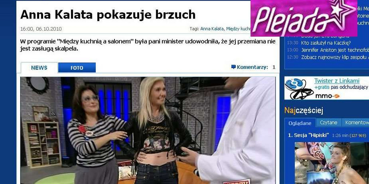 Anna Kalata pokazuje brzuch!