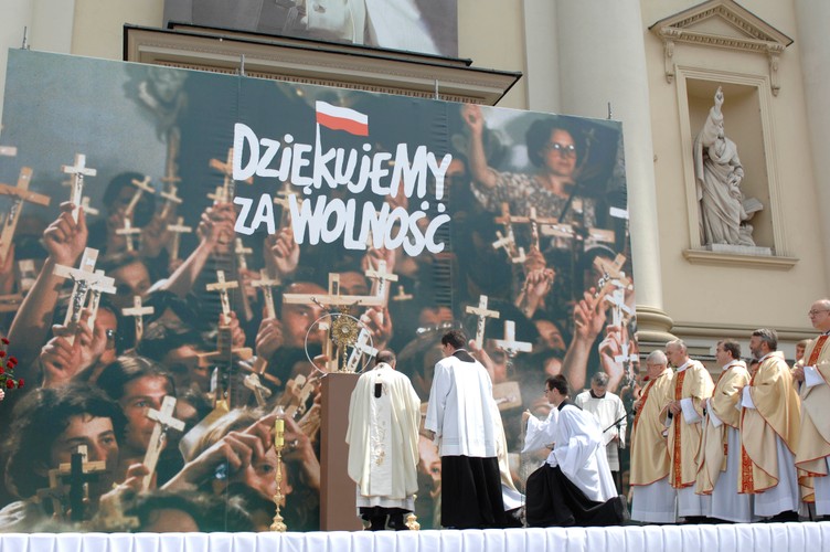 Procesja Bożego Ciała w Warszawie