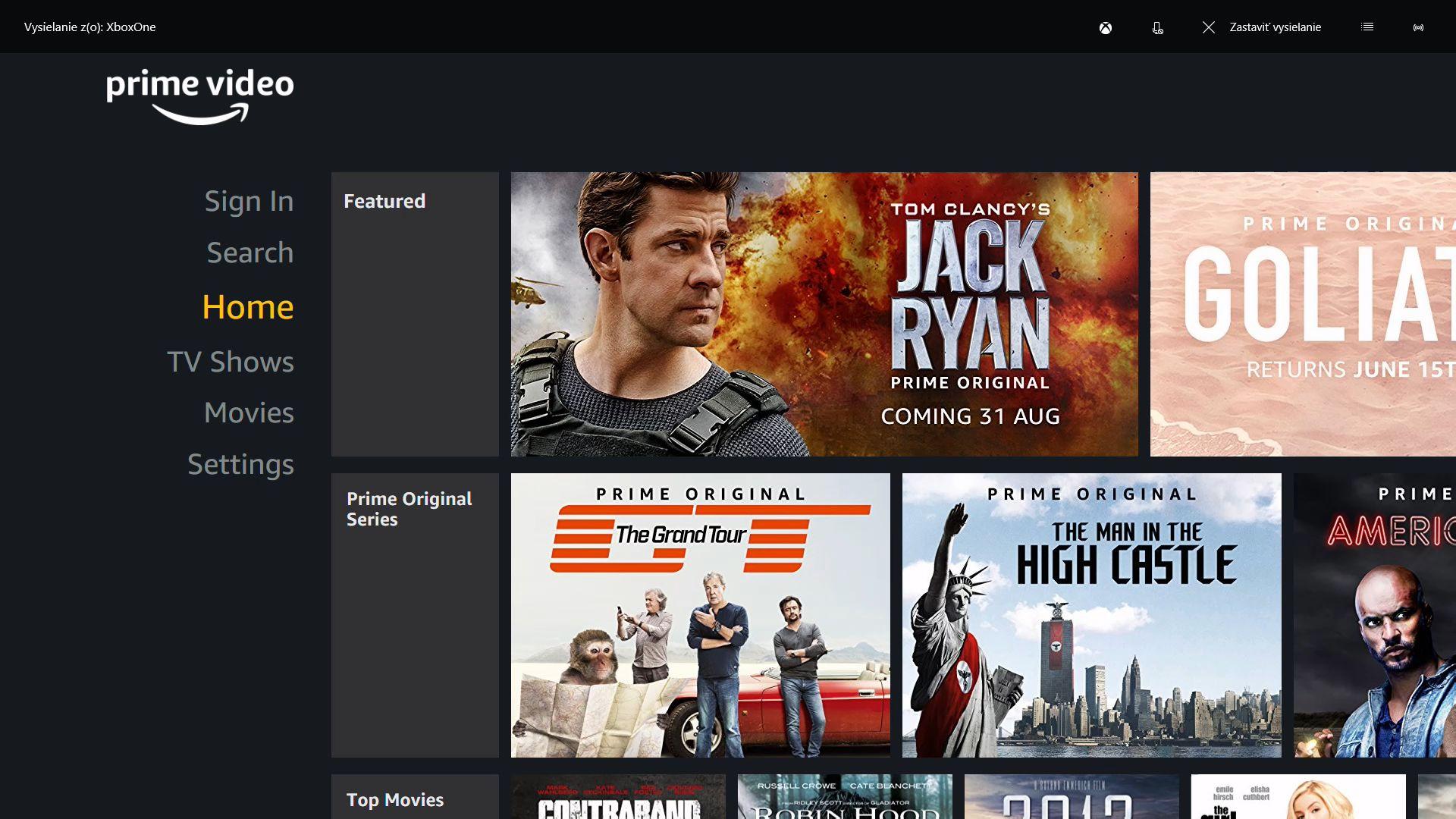 The Grand Tour, Tom Clancy's Jack Ryan a mnohé ďalšie relácie a filmy nájdete v bohatej ponuke Amazon Prime Video.