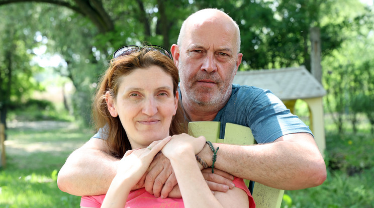 Katia és férje, Jean az orosz invázió kezdete után döntötte el, hogy menekülteket fogadnak be / Fotó: Varga Imre