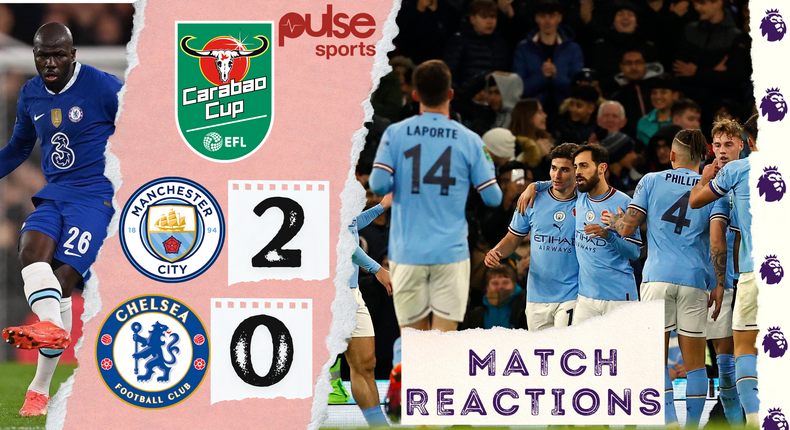 Chelsea were knocked out of the Carabao Cup by Manchester City on Wednesday night