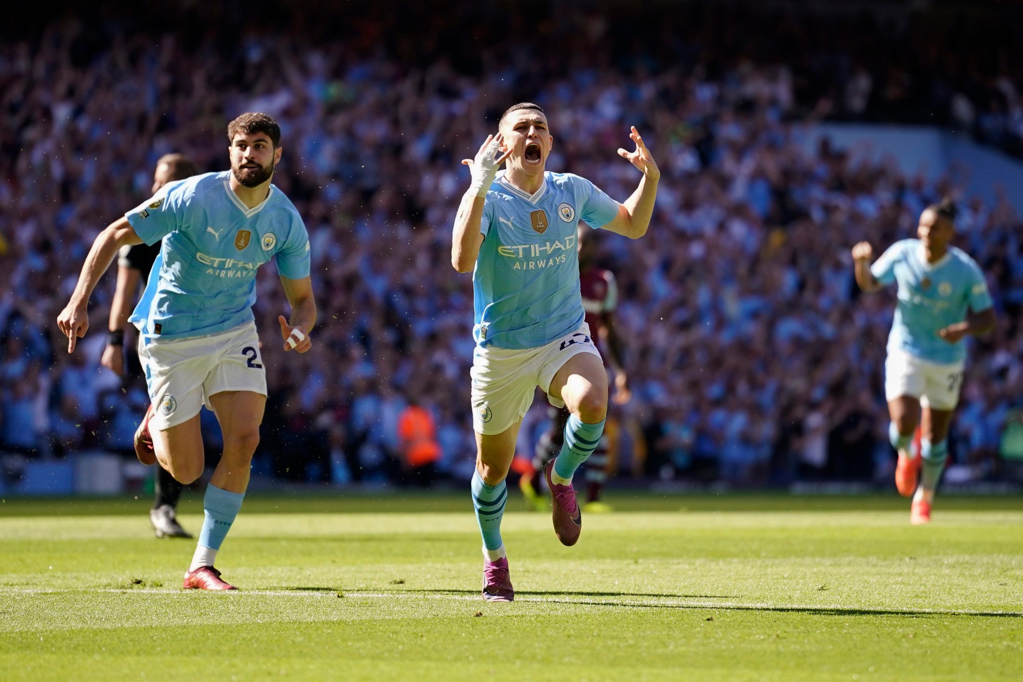 Phil Foden (Manchester City) sa raduje z gólu.