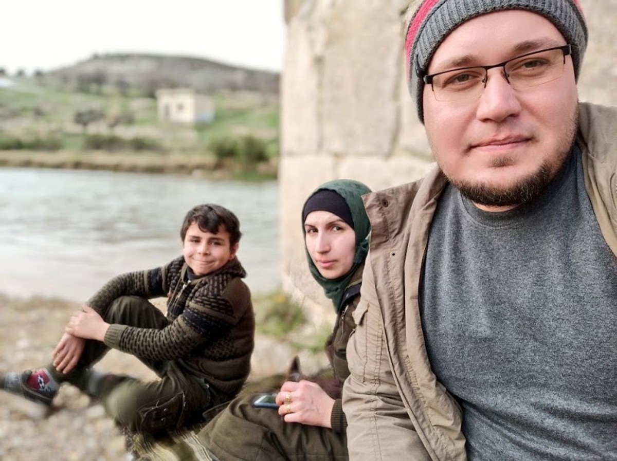 Omar, jego żona Assma i ich starszy syn