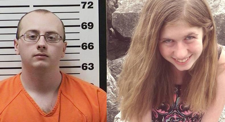 Jake Thomas Patterson (left) and Jayme Closs (right)