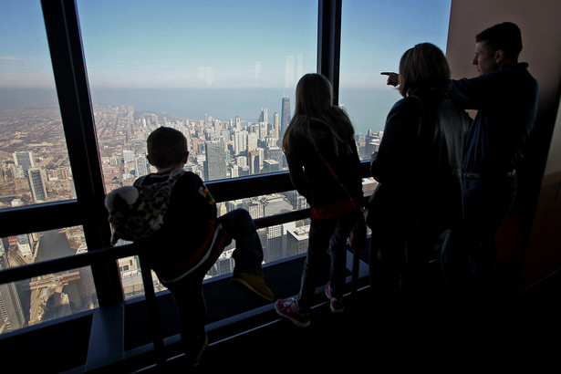 Willis Tower w Chicago, najwyższy budynek w USA