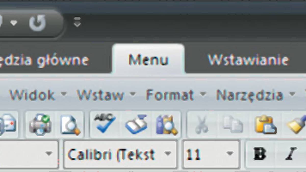 UbitMenu PL dodaje klasyczne menu do programów pakietu Office 2007