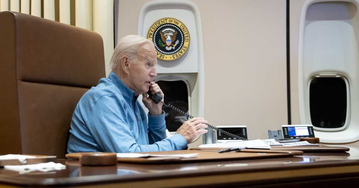Joe Biden sobre la situación en Medio Oriente.  «No terminé la llamada»