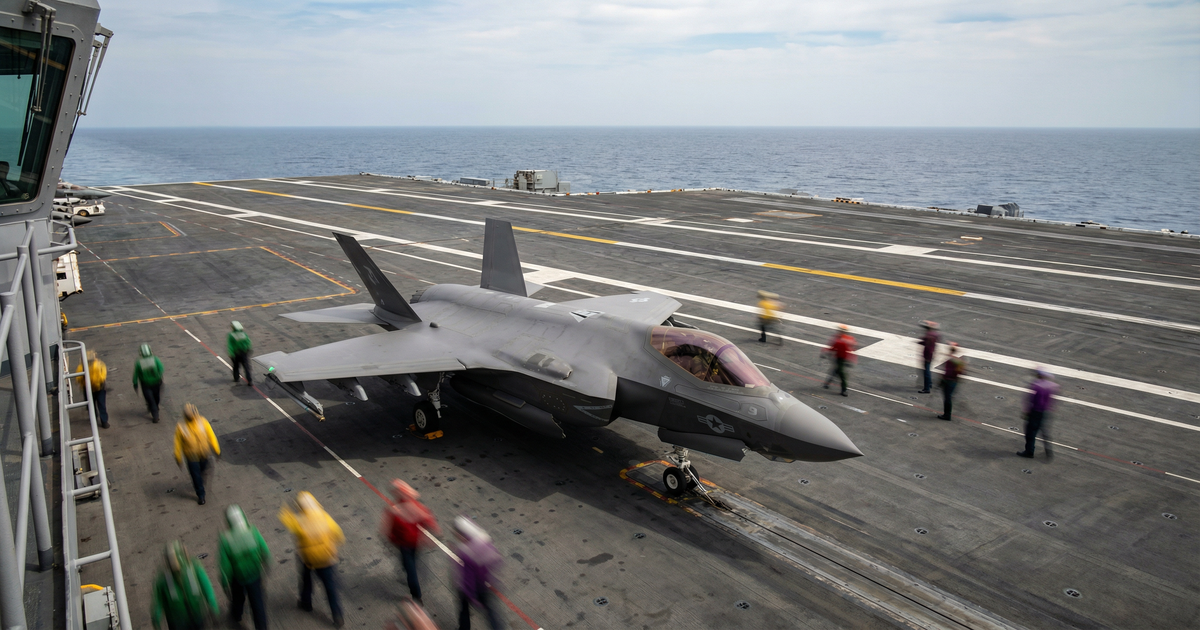 Un F-35C américain abat un drone iranien à 800 km de l'Iran